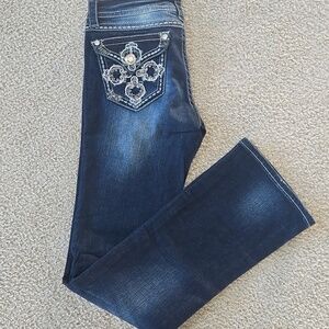 NWT Grace In LA Blue Bootcut Jeans Size 27